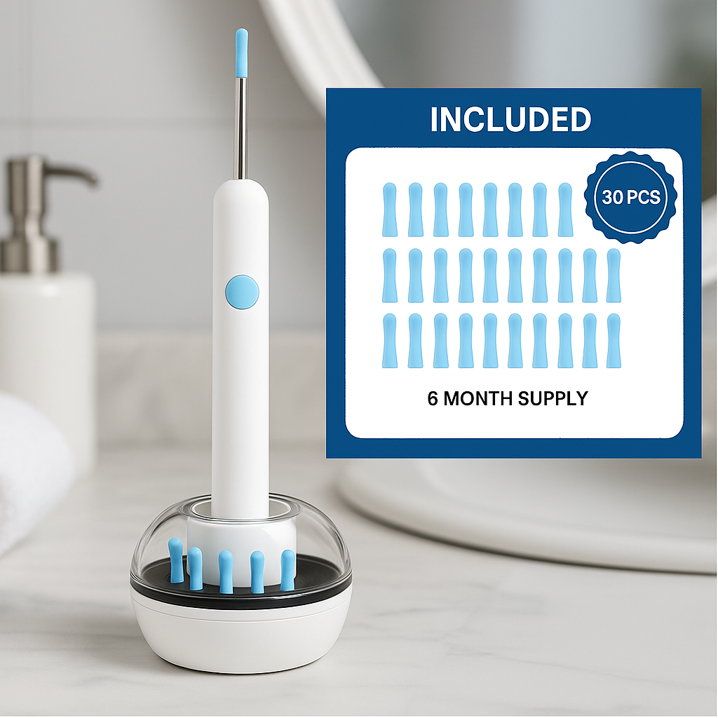 ClearEar Charging Base Kit - Charging Base + 6-Month Silicone Tips